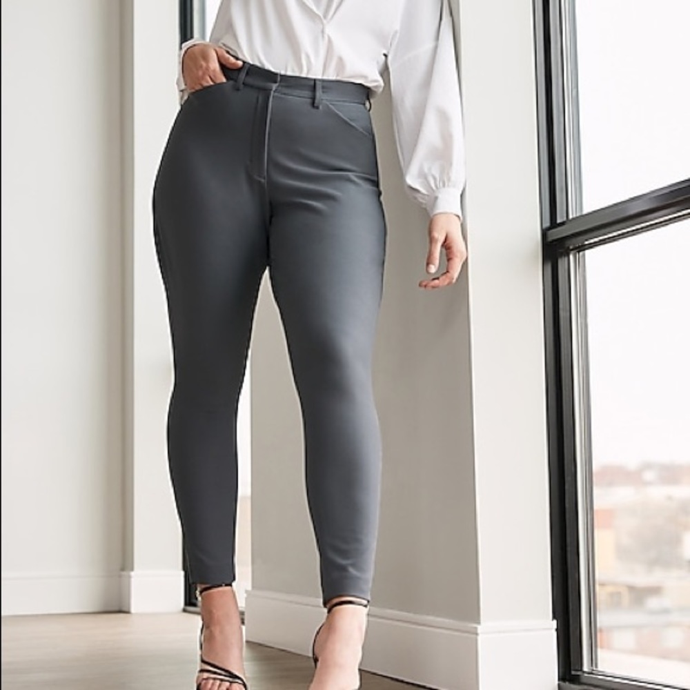 Express high waisted soft twill skinny pant